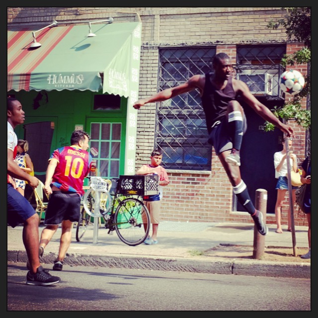 Street Soccer Tournament - man jumping in the air